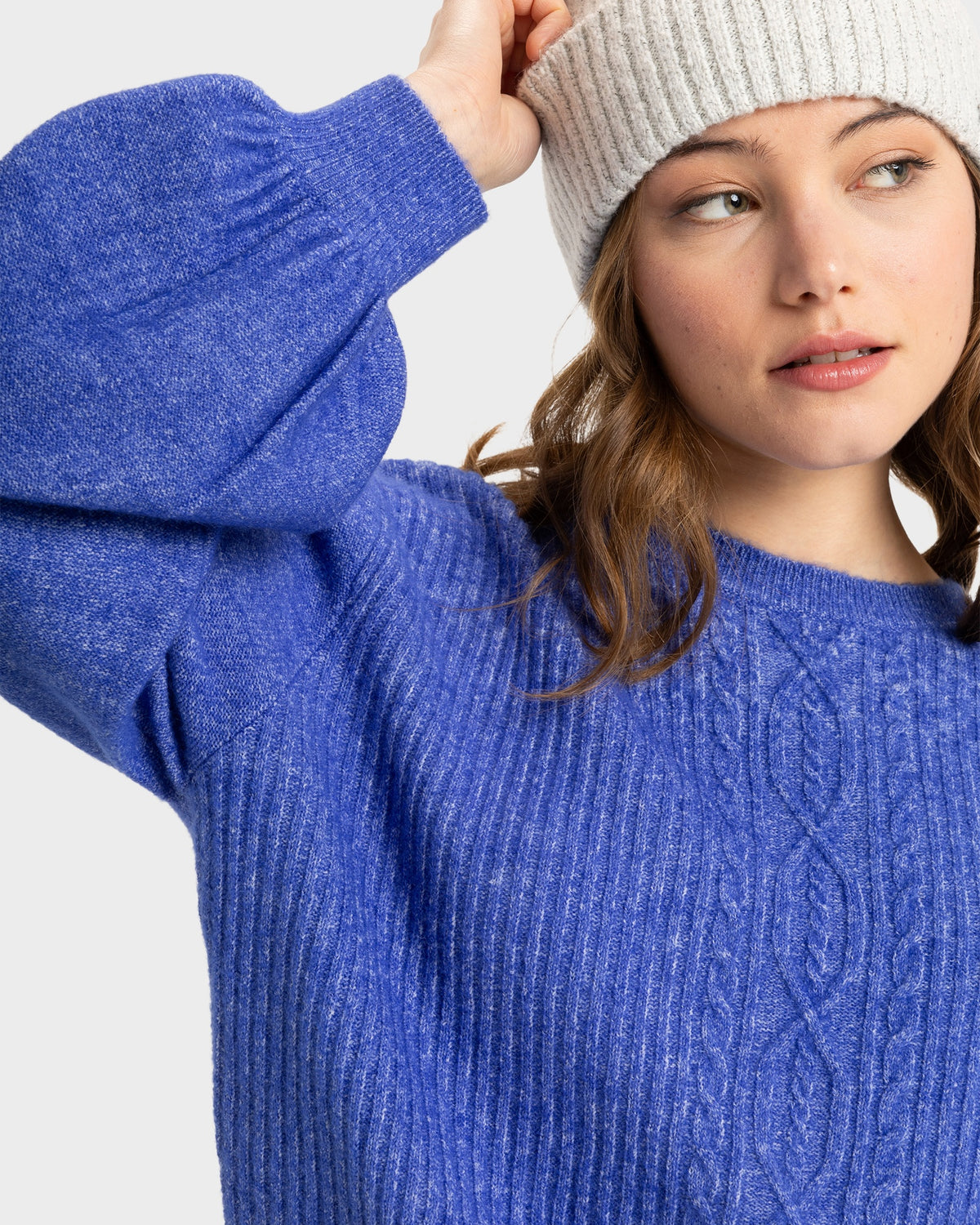 Womens Vip Cozy Longue Knit Sweater