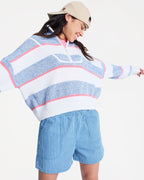 Womens Carver Half Zip Knit Jumper