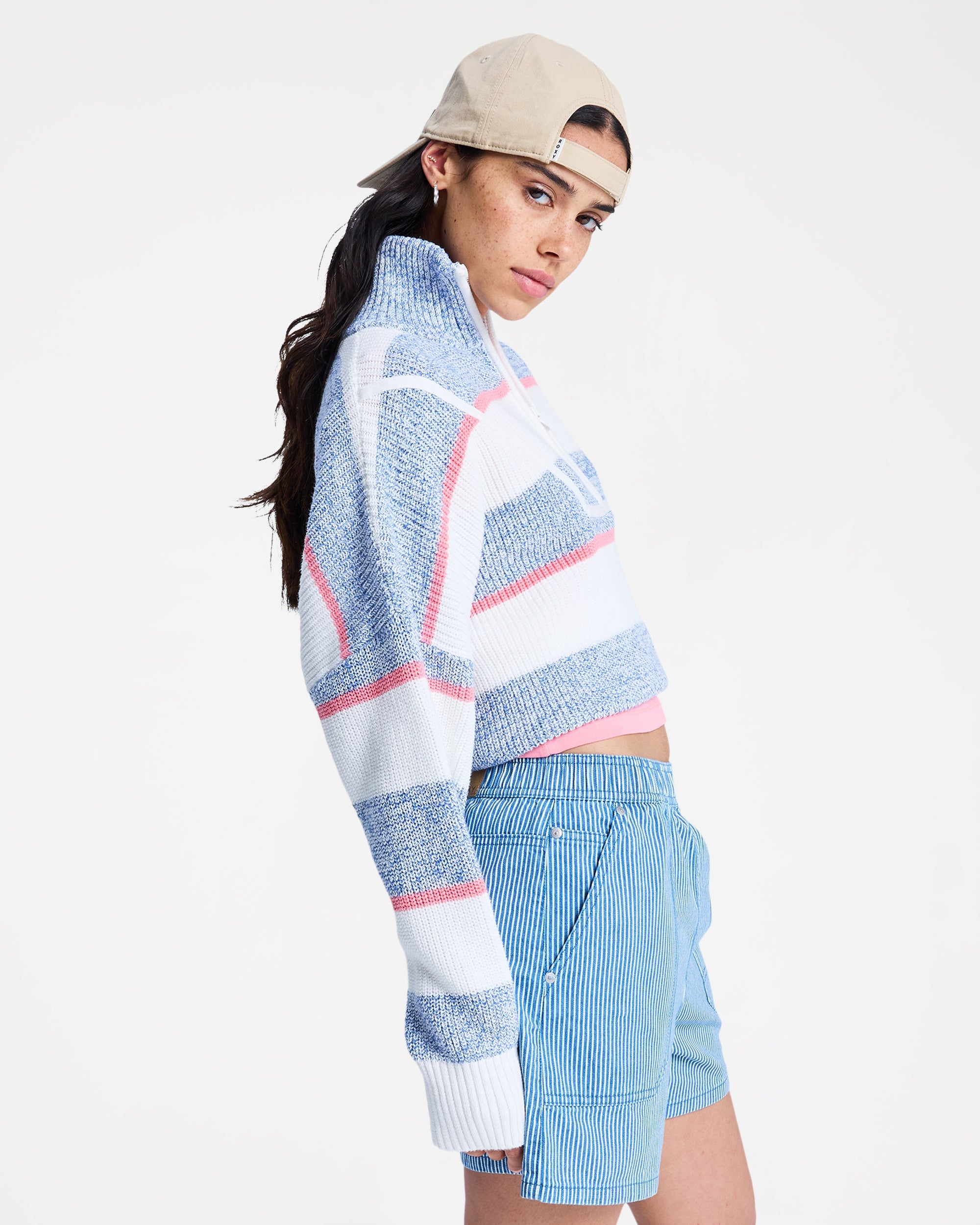 Womens Carver Half Zip Knit Jumper