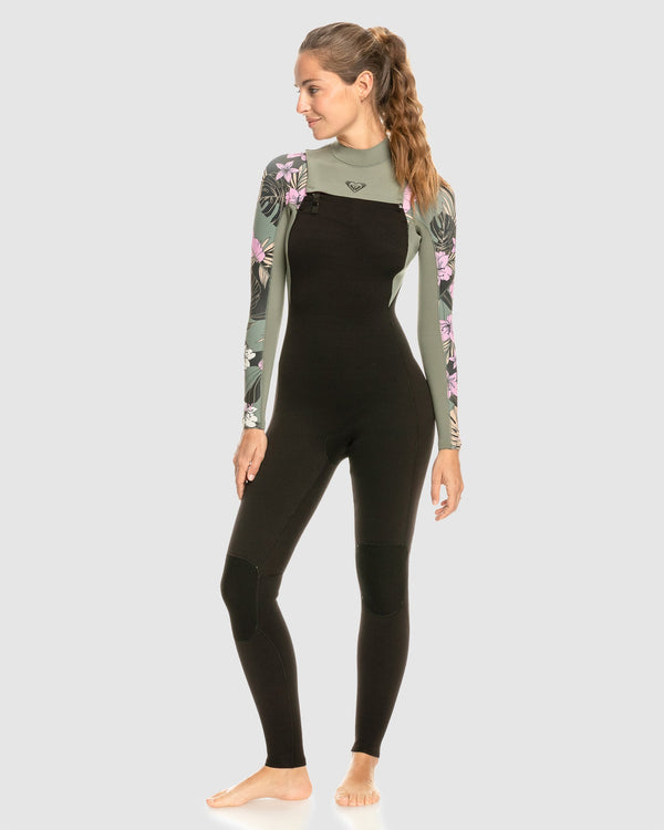 Womens 3/2mm Elite GBS Chest Zip Wetsuit