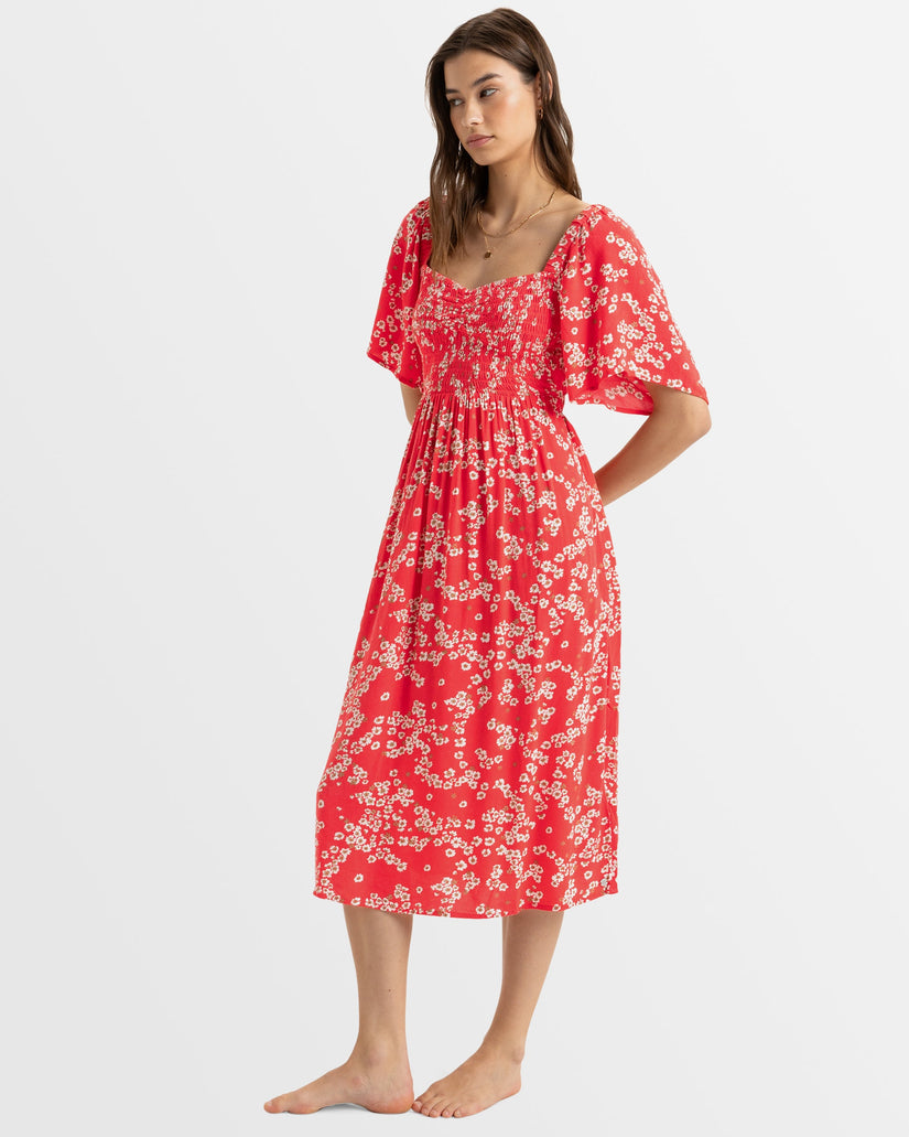 Buy Womens Golden Dawn Midi Fit & Flare Midi Dress by Roxy | Amazon Surf NZ Buy Womens Golden Dawn Midi Fit & Flare Midi Dress by Roxy | Amazon Surf NZ