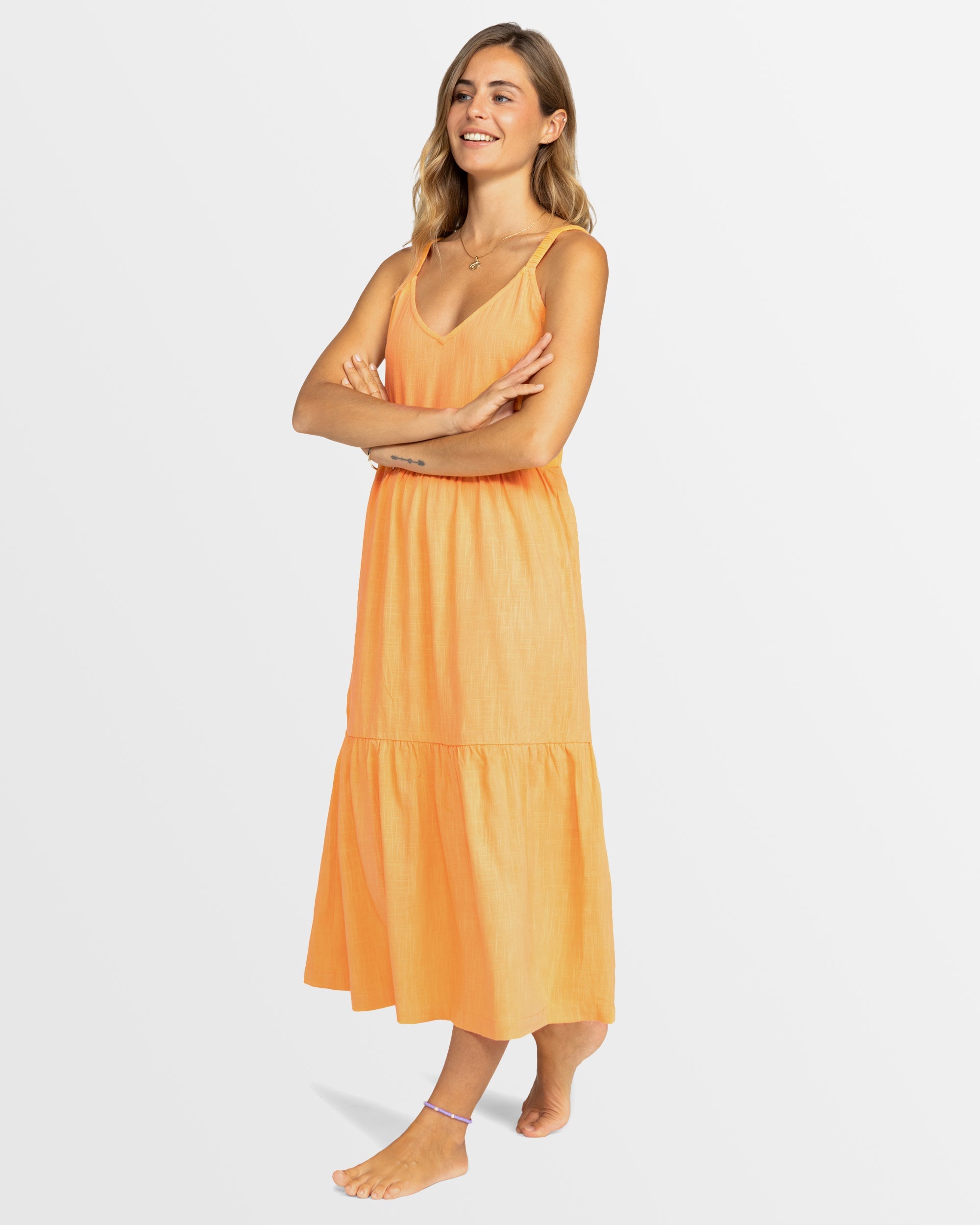 Womens Waiting Line Midi Dress