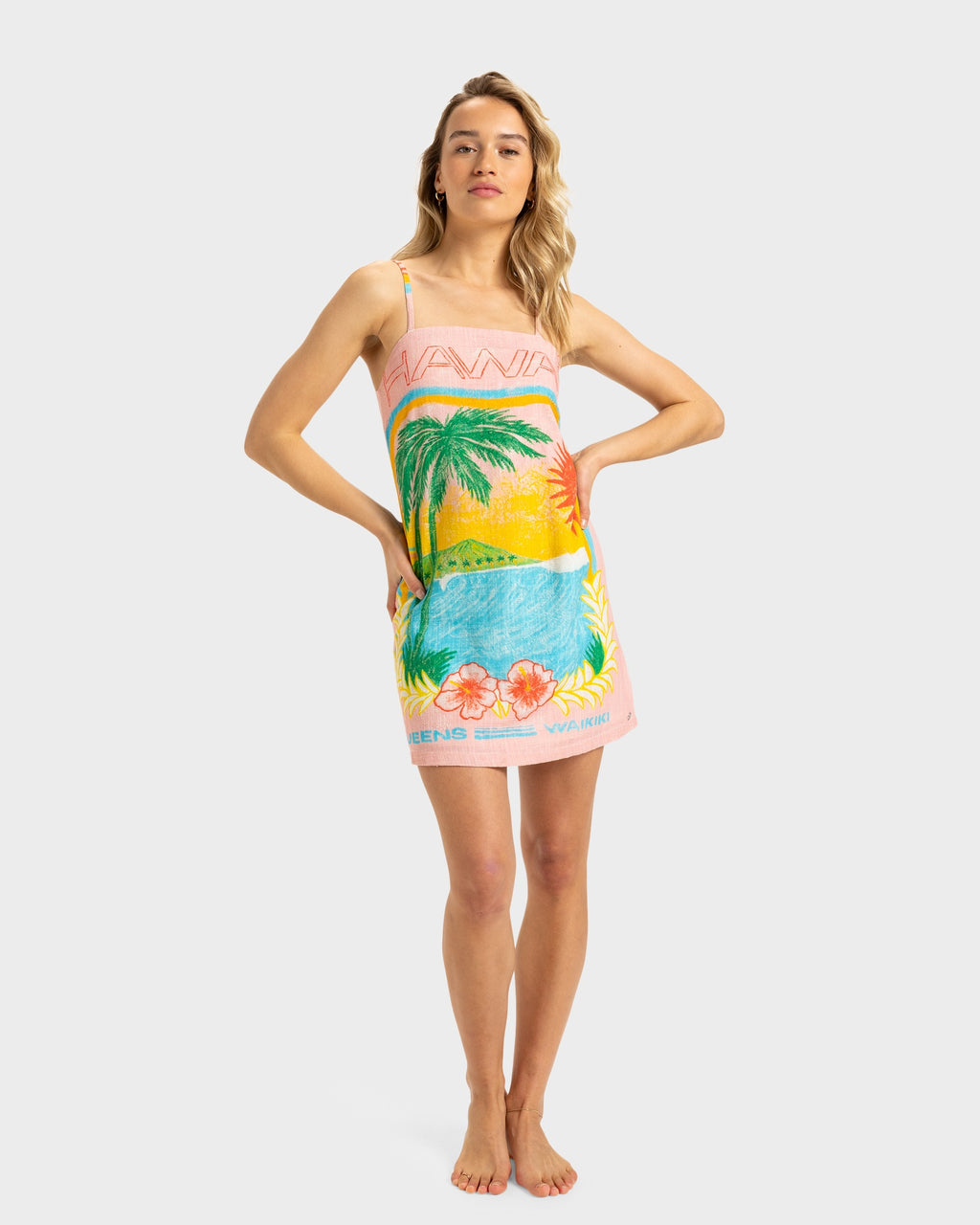 Womens Atlas Playa Blanca Slip Dress