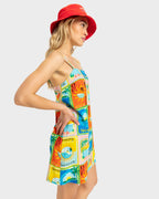 ATLAS PLAYA BLANCA SLIP DRESS
