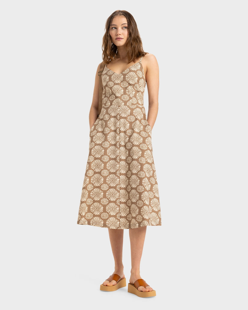Womens Island Glow Midi Dress