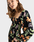 Womens Black Sands Maxi Dress