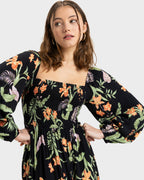 Womens Black Sands Maxi Dress