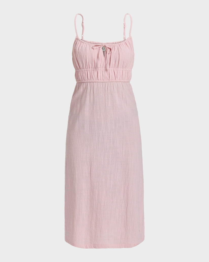 Womens Rosie Skies Slub Midi Dress