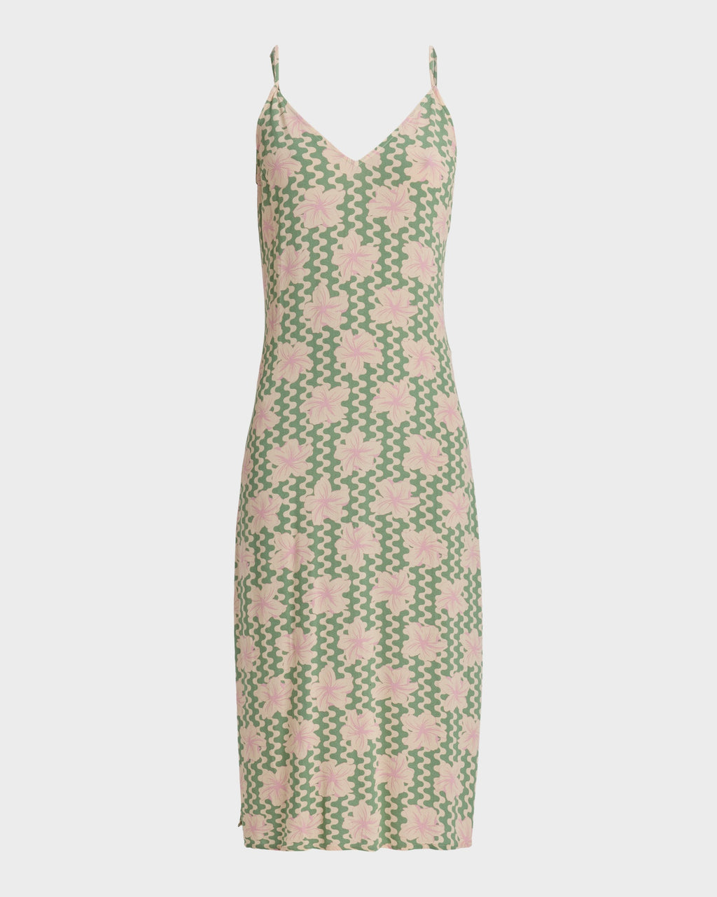 Womens Stay Sunny Slip Midi Dress