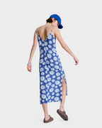Womens Stay Sunny Slip Midi Dress
