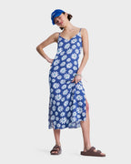 Womens Stay Sunny Slip Midi Dress