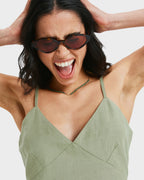 Womens Santorini Slip Mini Dress