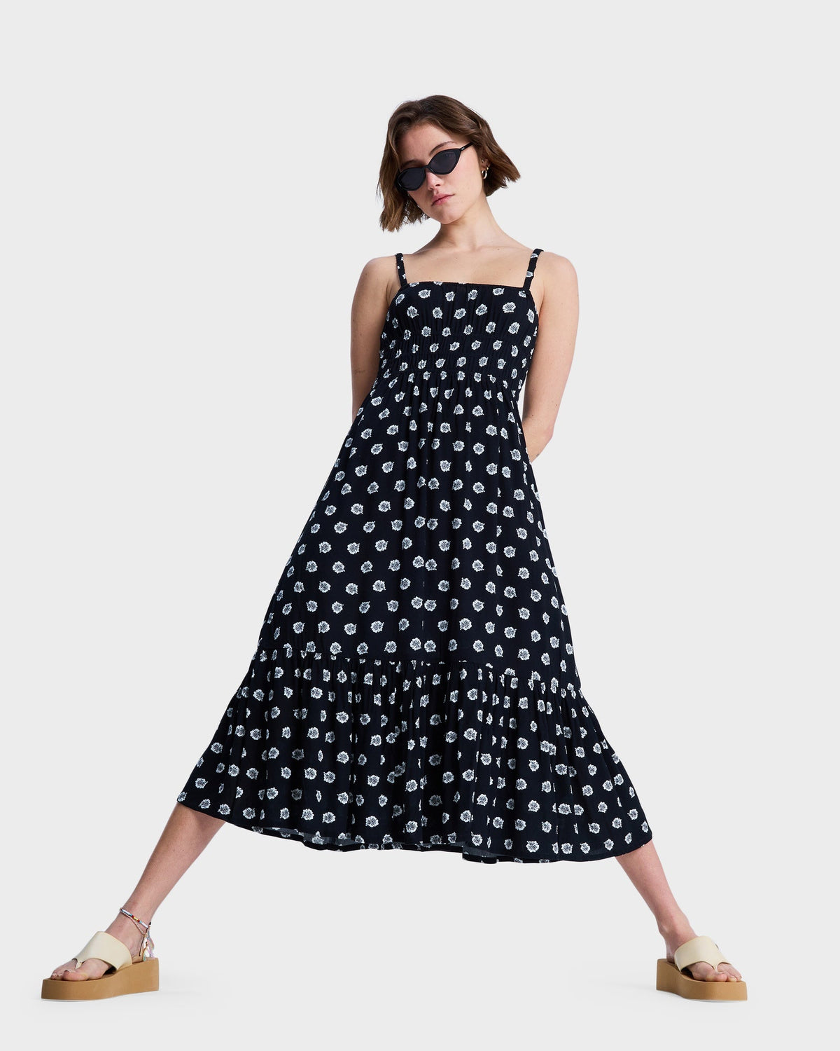 Womens Sunrise Coast Midi Dress
