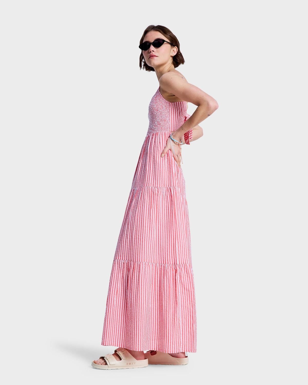 Womens Tropical Glow Maxi Dress