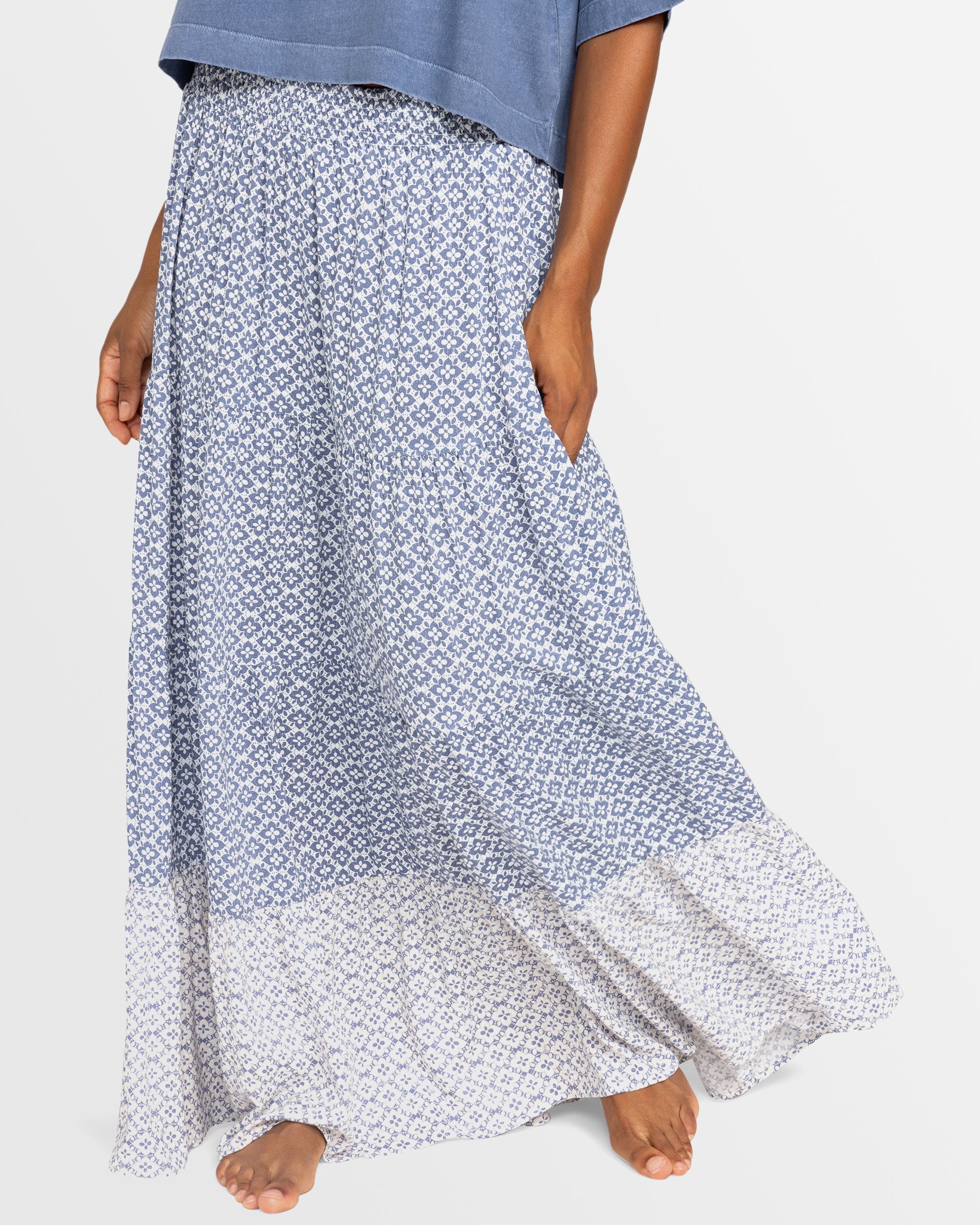 Womens Radiant Sun Long Skirt