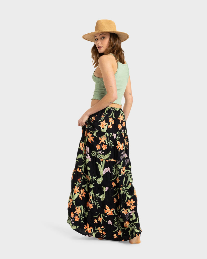Womens Sweetwater Printed Maxi Skirt
