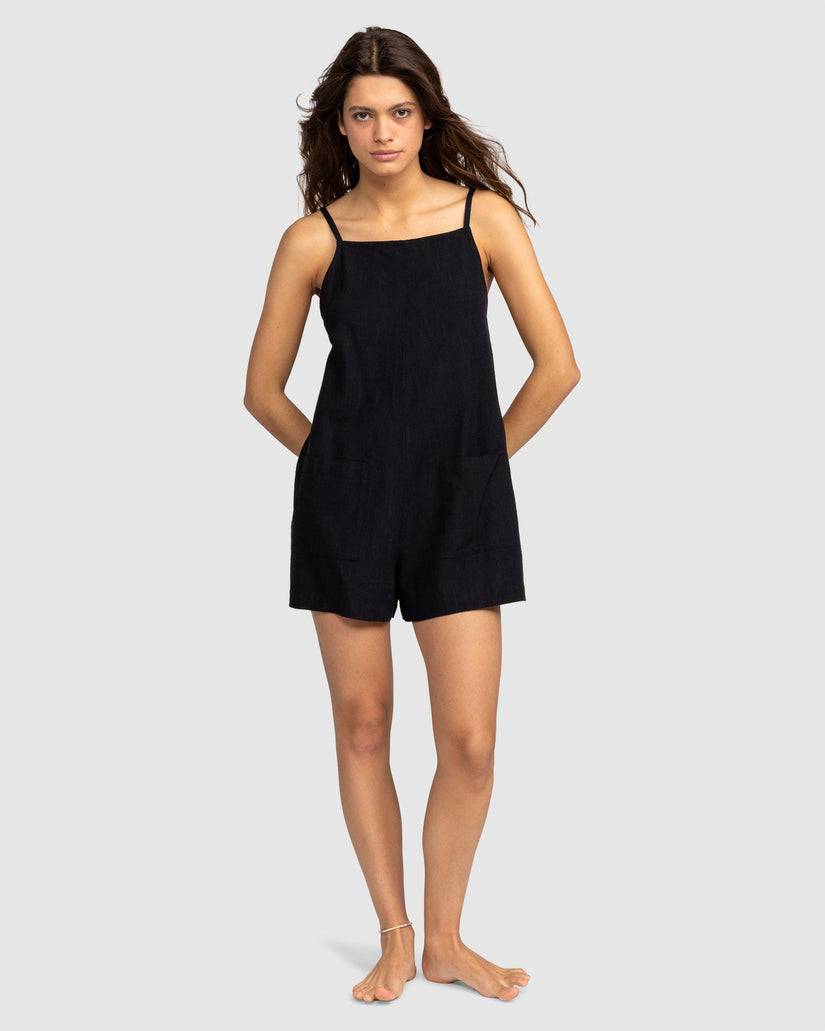 Womens Lavender Haze Strappy Playsuit