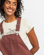 Womens Crystal Coast Short Overalls