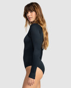 Womens Rib Loxy Love Long Sleeve Rash Vest