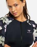 Womens Sunny Floral Lycra UPF 50 Surf Shirt