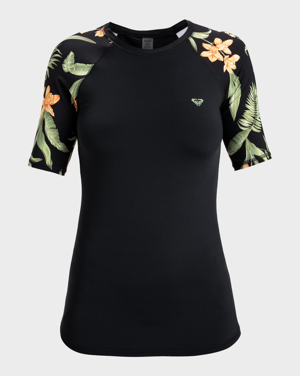 Womens Short Sleeve Lycra Printed Rash Vest
