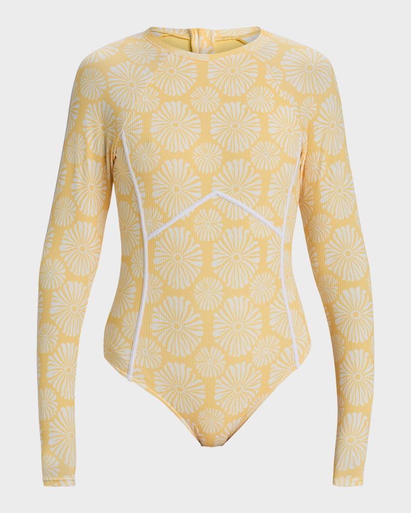 Womens Tropical Tile Rash Vest