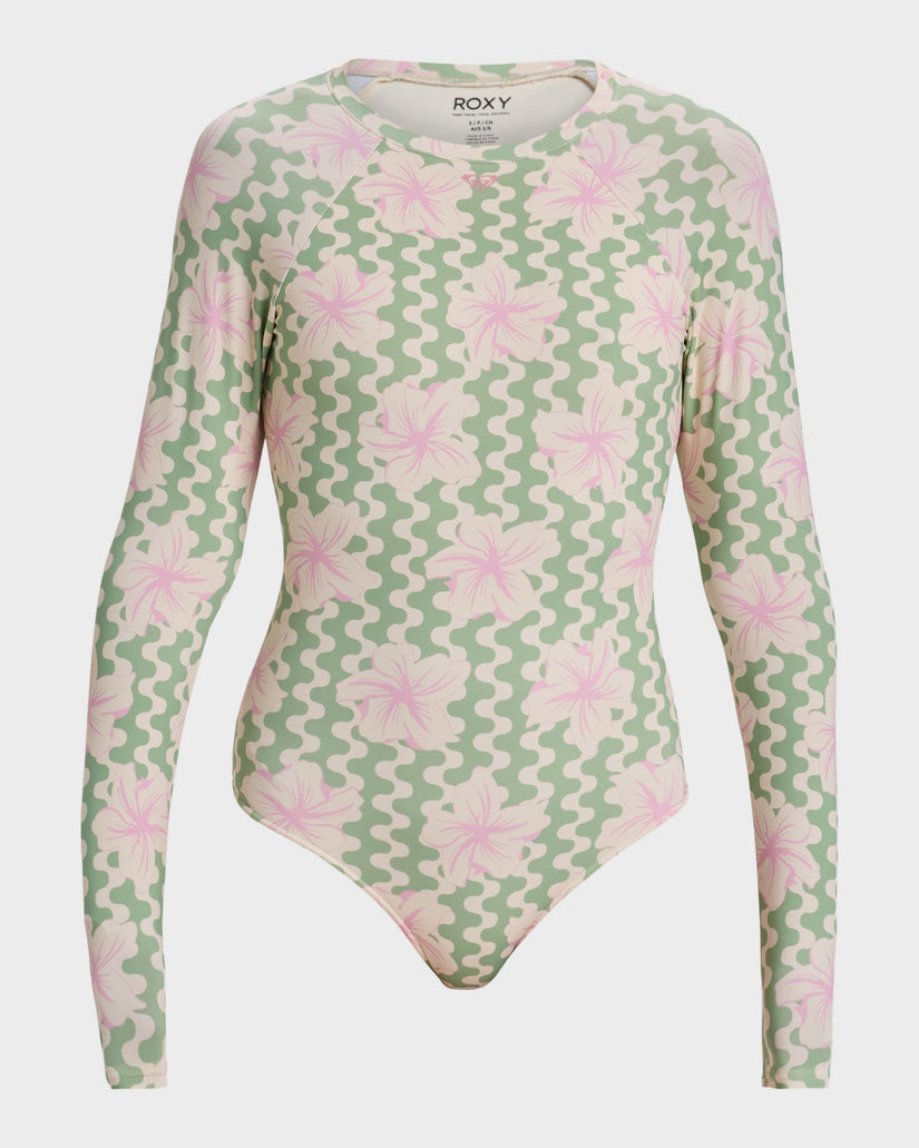 Womens Hibiscus Daze Rash Vest