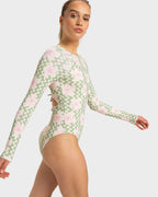 Womens Hibiscus Daze Rash Vest