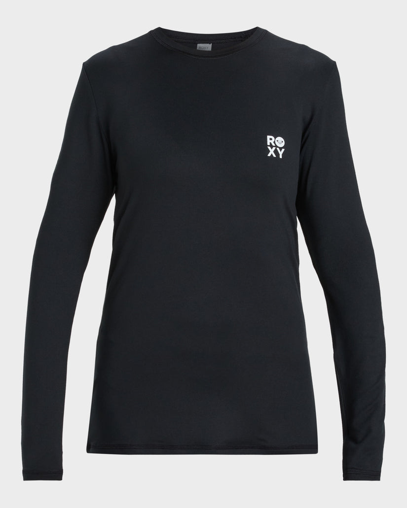 Womens Happy Waves Long Sleeve Rash Vest