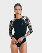 Womens Basic Mix One Piece Rash Vest