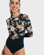 Womens Fashion One Piece Rash Vest