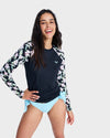 Womens Lycra Long Sleeve Rash Vest