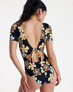 Womens Sun Babe Short sleeve One Piece Rash Vest