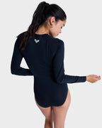 Womens Essentials Long Sleeve One Piece Rash Vest