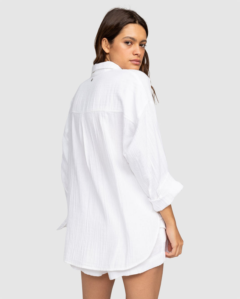 Womens Morning Time Long Sleeve Shirt