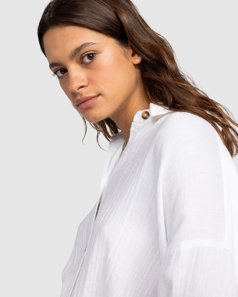 Womens Morning Time Long Sleeve Shirt