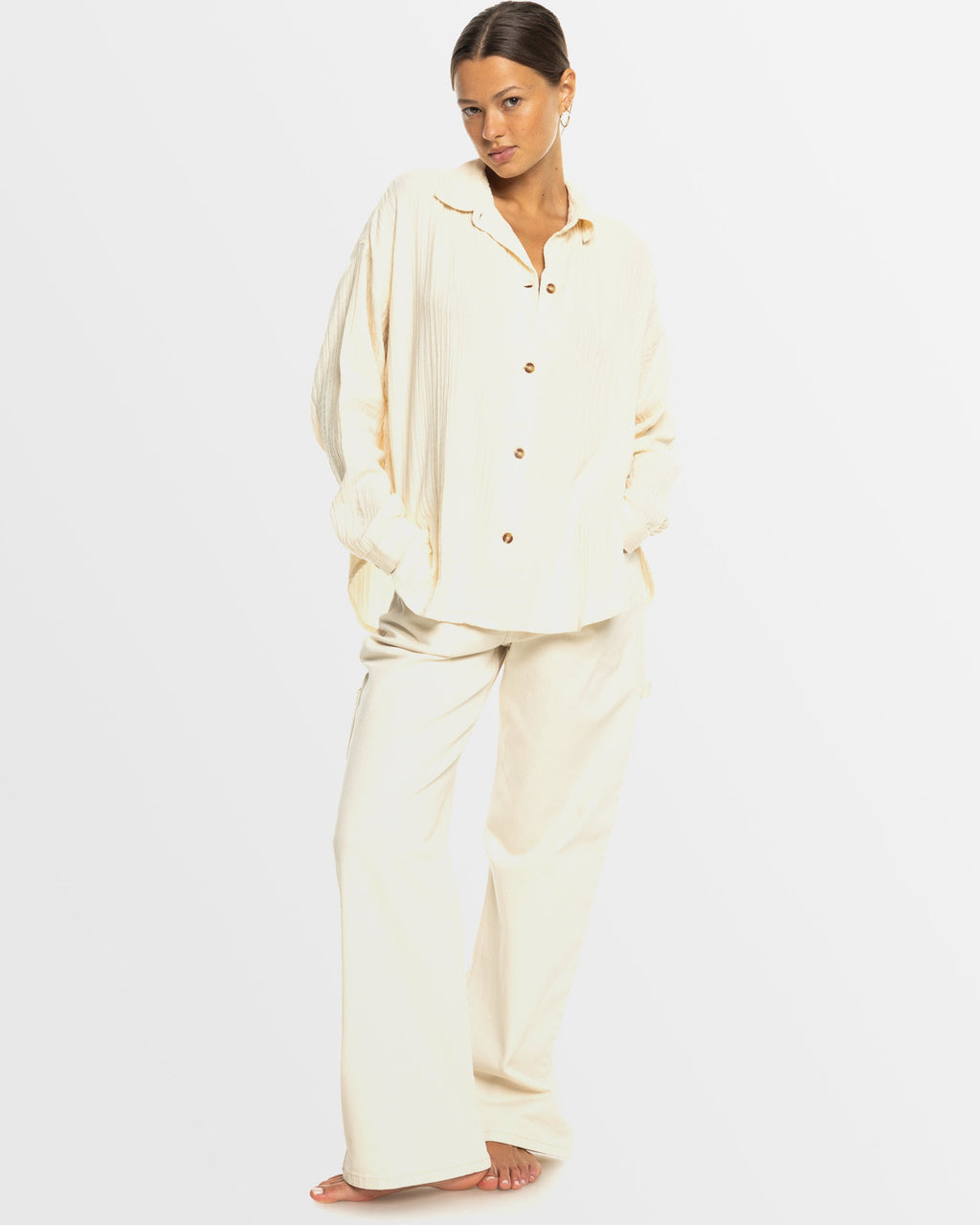 Womens Morning Time Long Sleeve Shirt