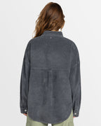 Womens Kick Back Corduroy Shacket