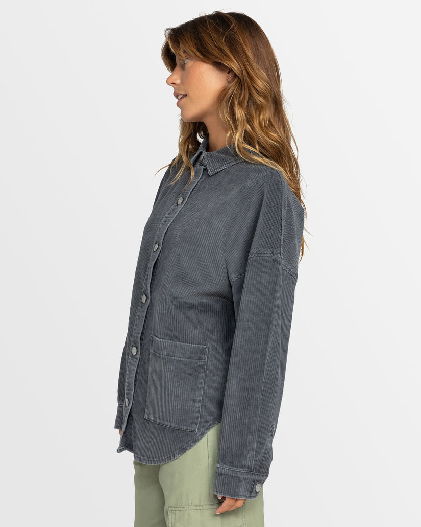 Buy Womens Kick Back Corduroy Shacket by Roxy | Amazon Surf NZ
