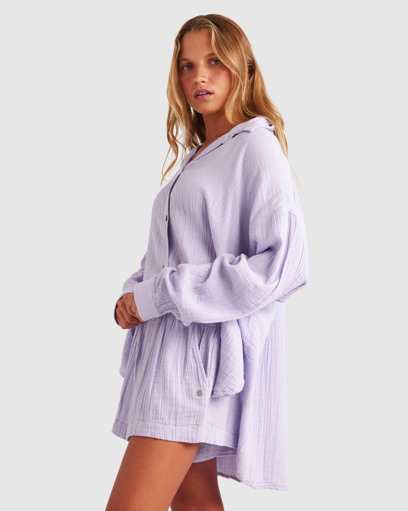 Womens Morning Time Long Sleeve Shirt