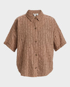 Womens Beach Nostalgia Eyelet Top