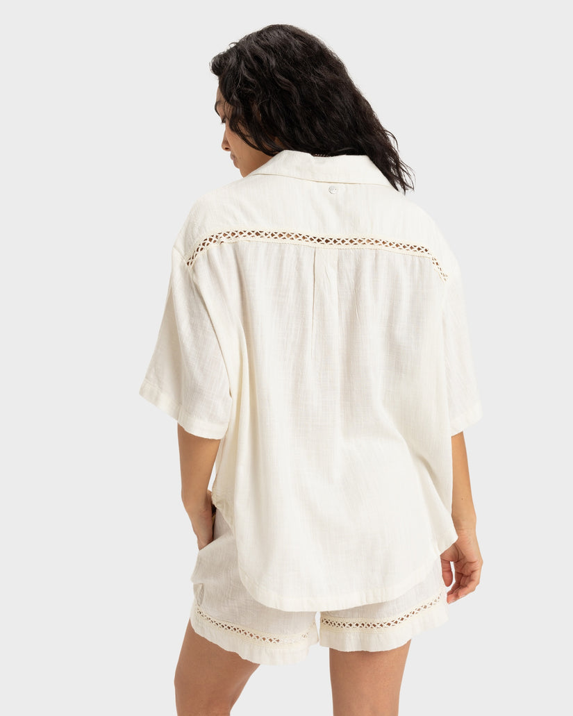 Womens Bisous Fancy Long Sleeve Shirt