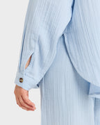 Womens Morning Time Long Sleeve Shirt