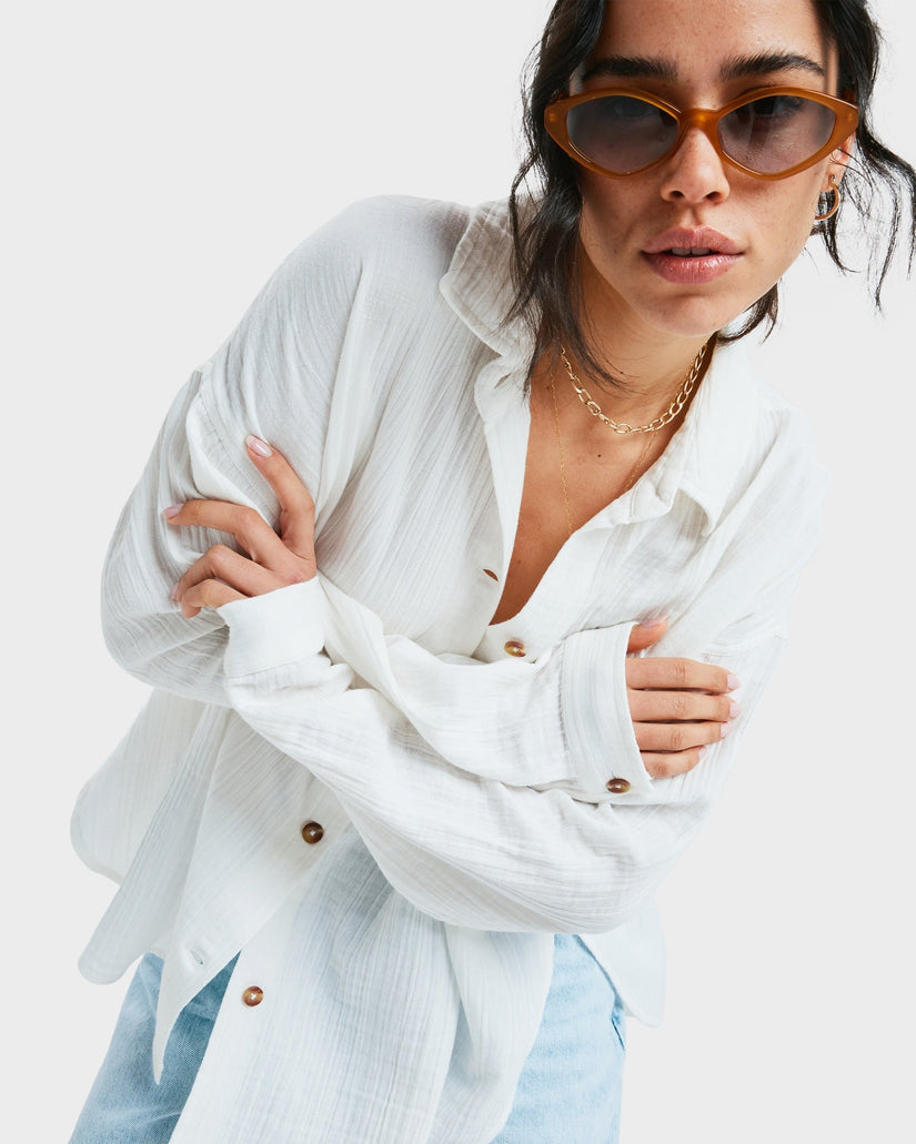 Womens Morning Long Sleeve Shirt