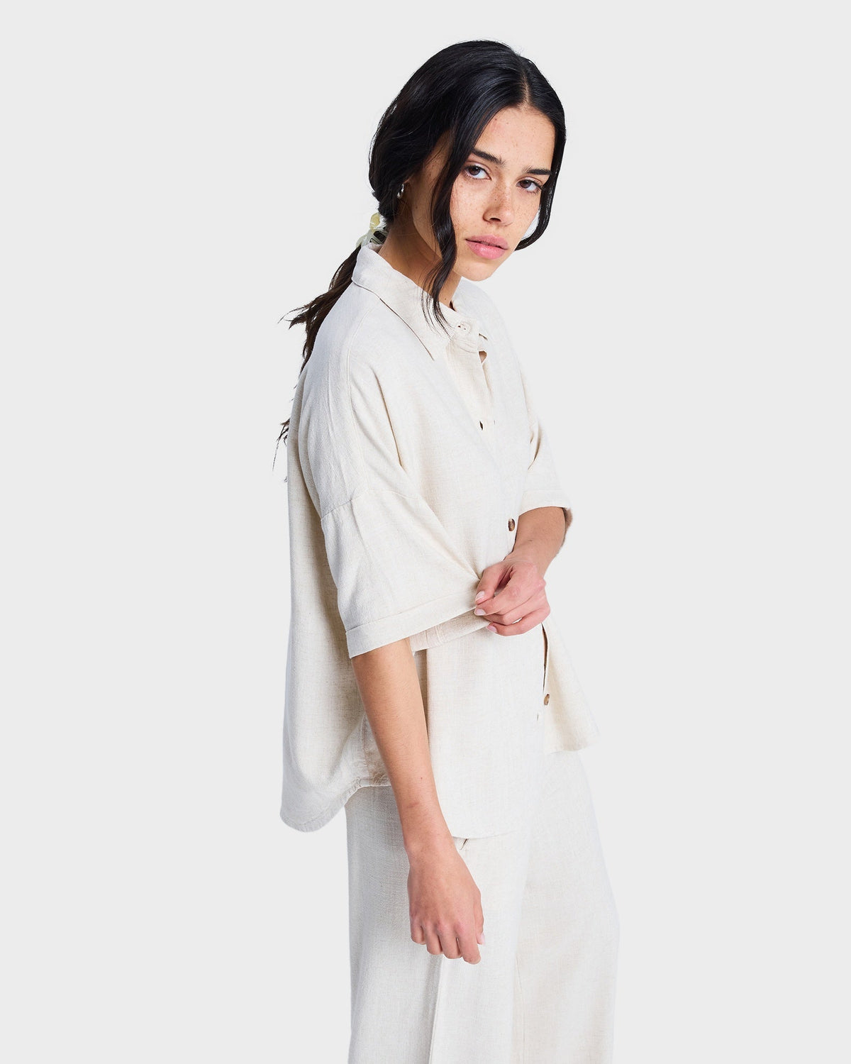 Womens Beachy Short Sleeve Shirt