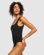 Womens Roxy Pro The Double Line One Piece Swimsuit