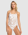 Womens Hibiscus One Piece One Piece Swim