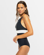 Womens Roxy Active High Performance One Piece Swimsuit