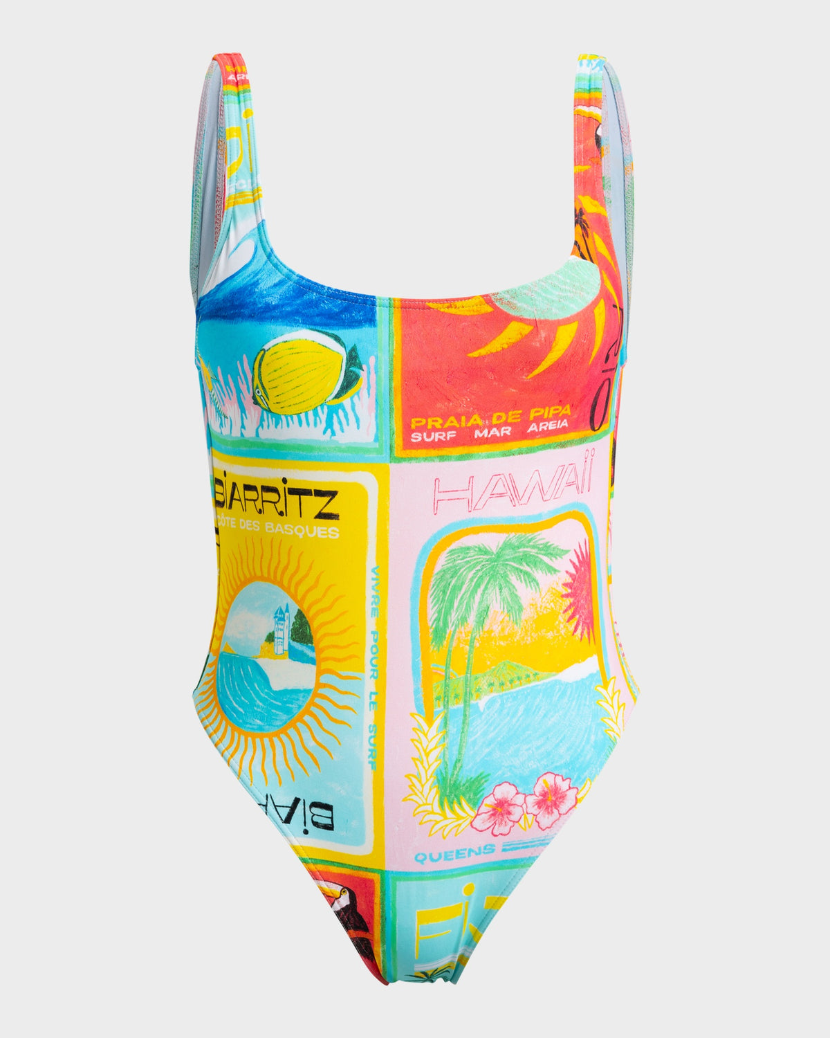 Womens Atlas Higg Leg One Piece Swimsuit