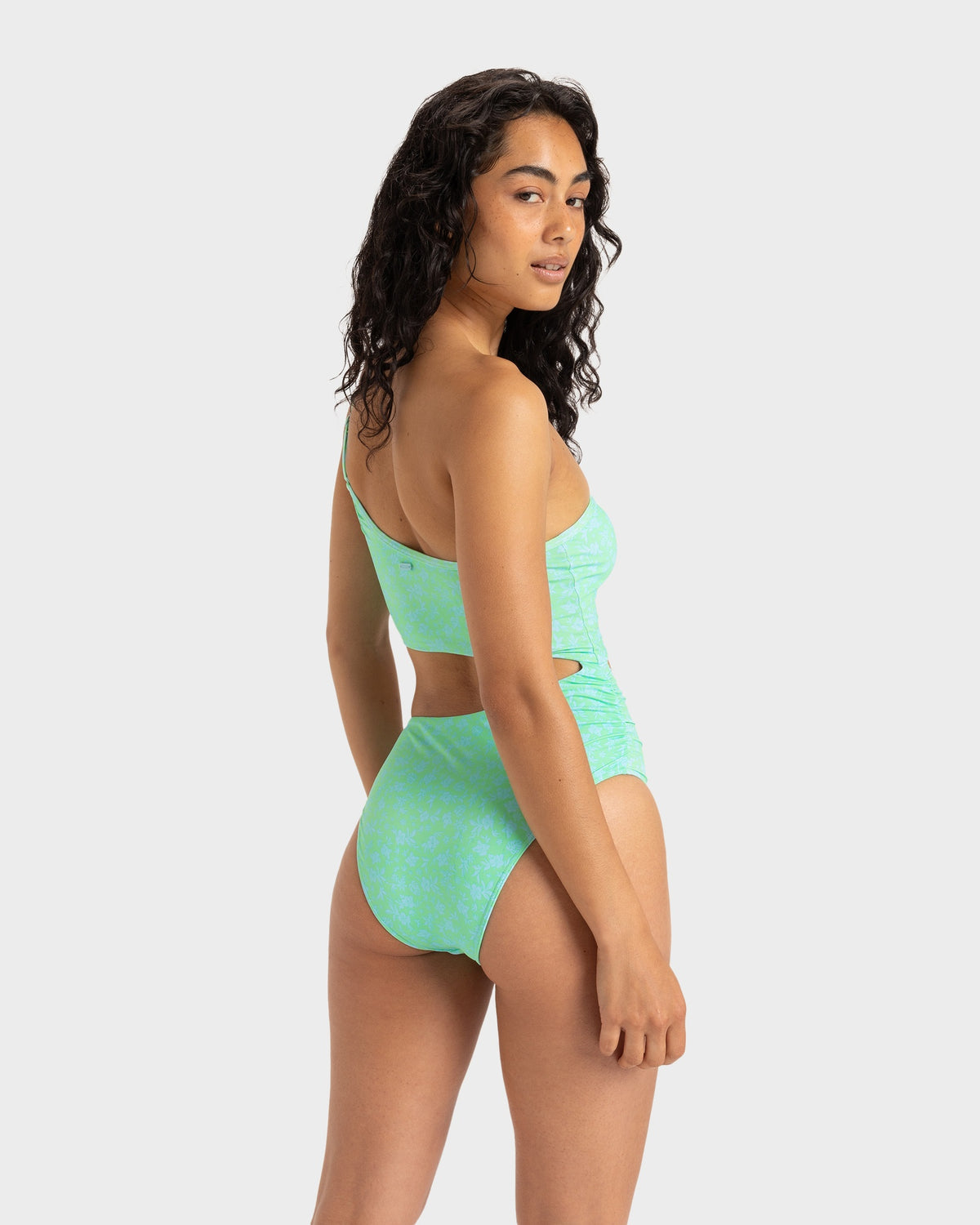 Womens Mini Hula One Piece Swimsuit